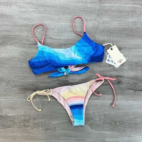 ☀️BILLABONG☀️ SEA TRIP TALI BIKINI SET - Picture 3 of 16